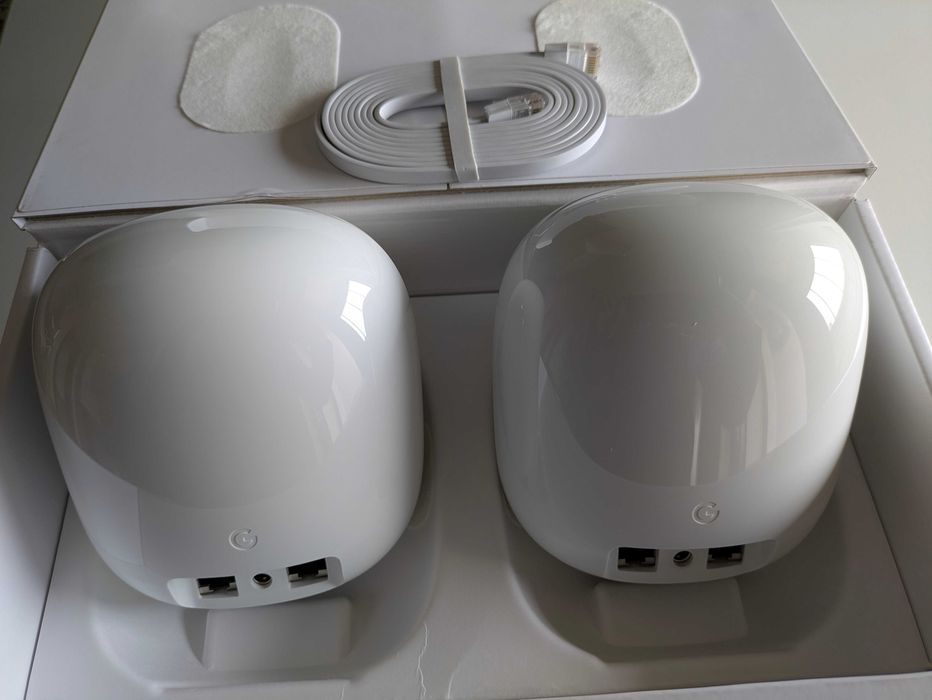 Google Nest Wifi Pro (Pack 2) – Wi-Fi 6E Mesh | Excelente estado