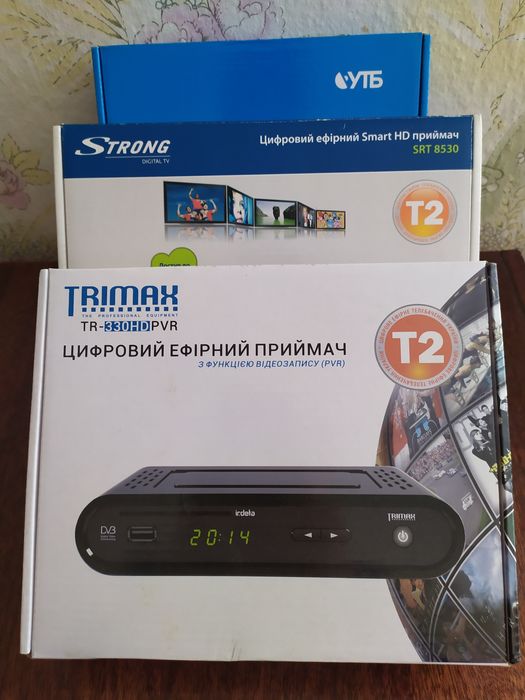 Цифровий супутниковий HD приймач SRT 7600, Smart HD SRT 8530, TR-330HD PVR