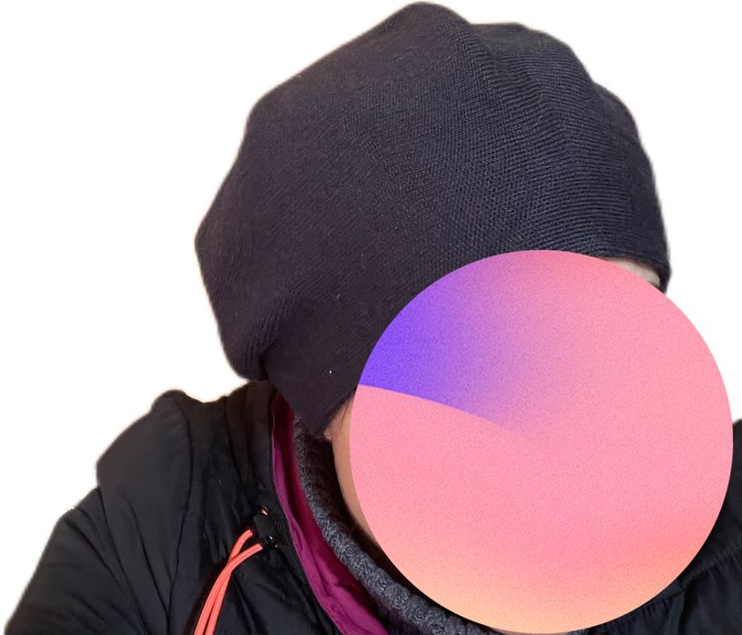 Новий невеликий демісезонний синій берет тоненький