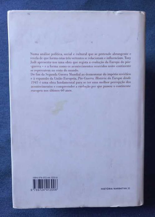 Pós-Guerra; História da Europa Desde 1945 - Tony Judt
