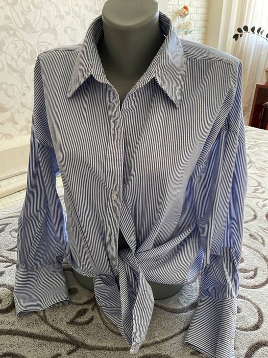 Сорочка жіноча стильна zara, розмір s