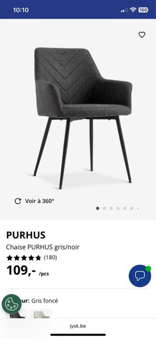 Conjunto de 4 cadeiras novas