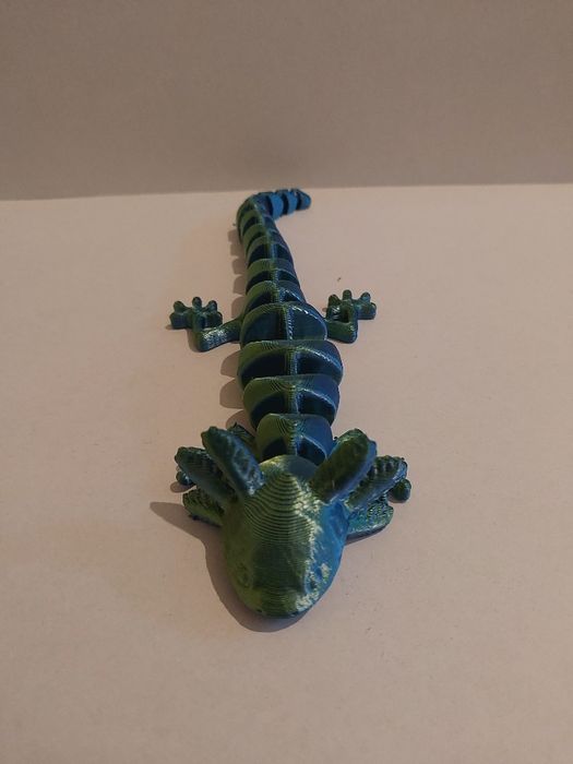 Druk 3D figurka axolotla