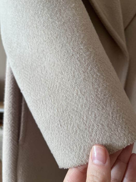 Пальто з вмістом шерсті беж