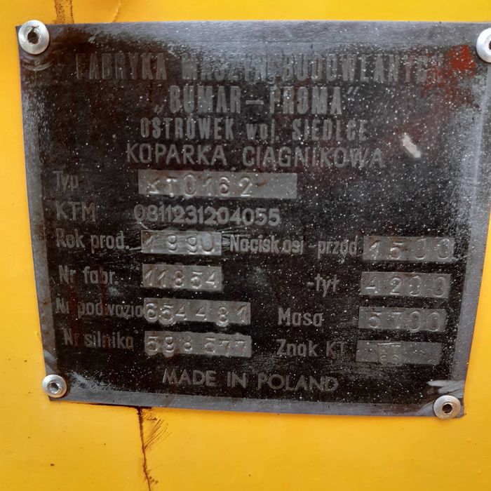 Koparka-ładowarka ostrówek