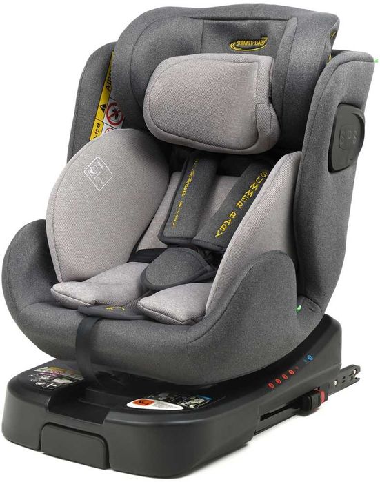 Fotelik Samochodowy COMO 40-150CM Obrotowy 360° ISOFIX z Nogą i-Size