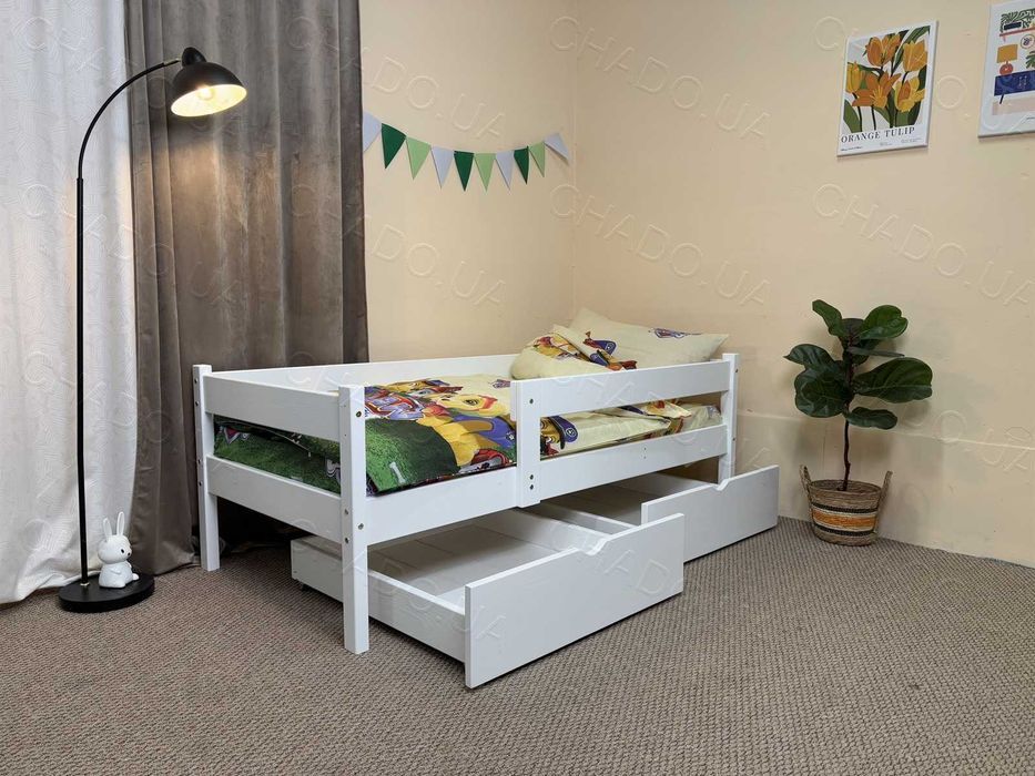 Дитяче ліжко 80x180 фарбоване дерево, кроватка дитяча,детская кровать