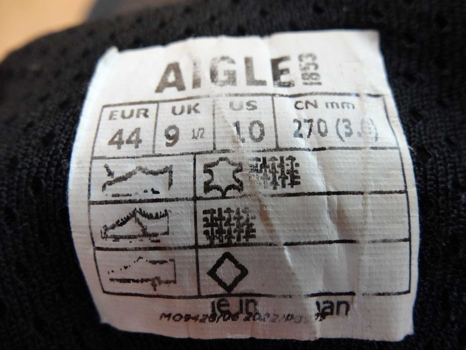 Buty AIGLE ALTAVIO Mid GTX roz 44 GORE-TEX Vibram Skóra Trekkingowe