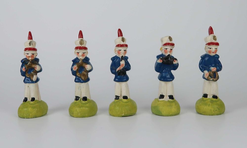 5 Figurados de Barcelos antigos - musicos