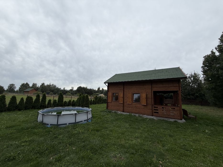 Domek całoroczny/letniskowy na dużej działce budowalnej nad Liwcem - Łochów/Zawiszyn - idealny na wynajem