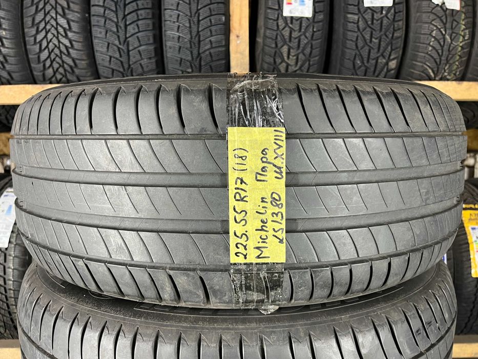 LS1380 Літні шини 225/55r17 Michelin Primacy 3 пара резина р17