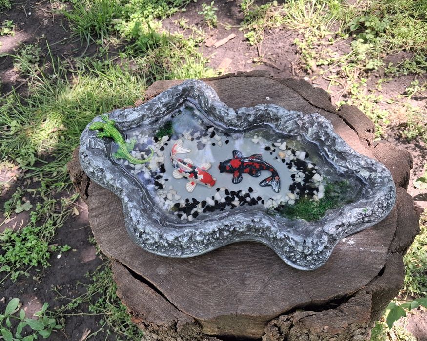 Настольное озеро с карпами КОИ