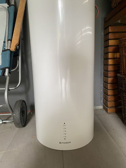 okap wyspowy Cilindra Isola Faber