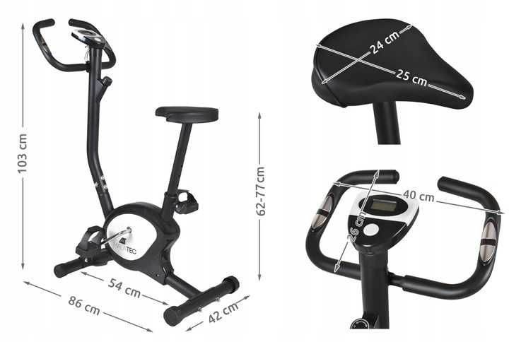 Rowerek Stacjonarny Treningowy Rower z Komputerem NOWY PL Gwarancja