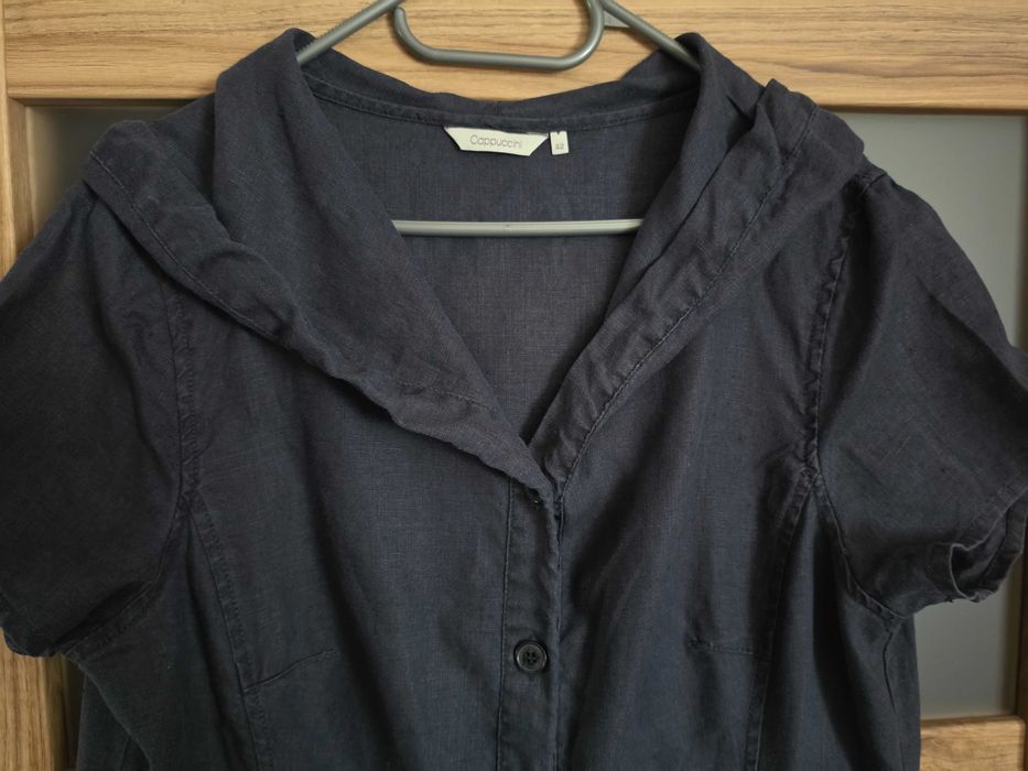 Sukienka Cappuccini, oversize, 100% len, r. 42/XL