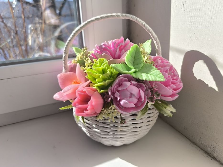 День матері  букет з мила Подарунок мило букет квіти