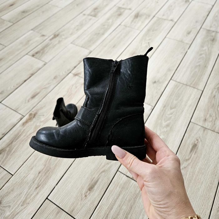 Buty botki h&m 26 czarne stan bdb