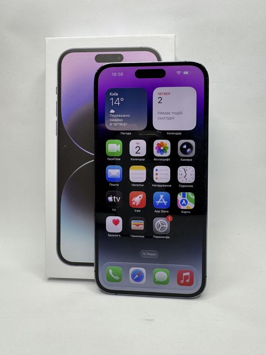 Apple iPhone 14 Pro Max, Deep Purple, 128GВ Original,Neverlock