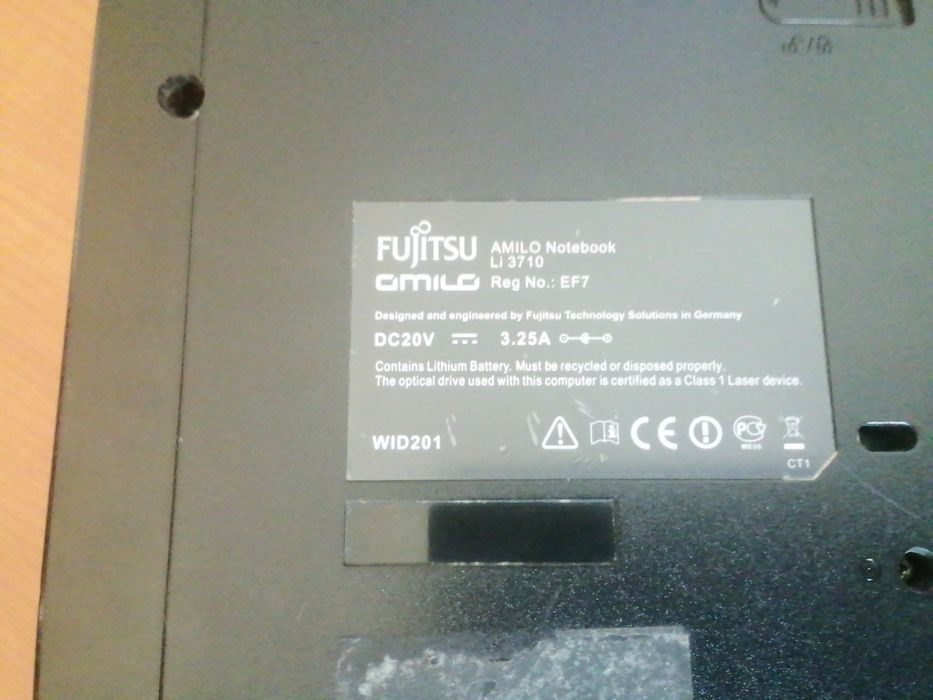 Laptop amilo fajny