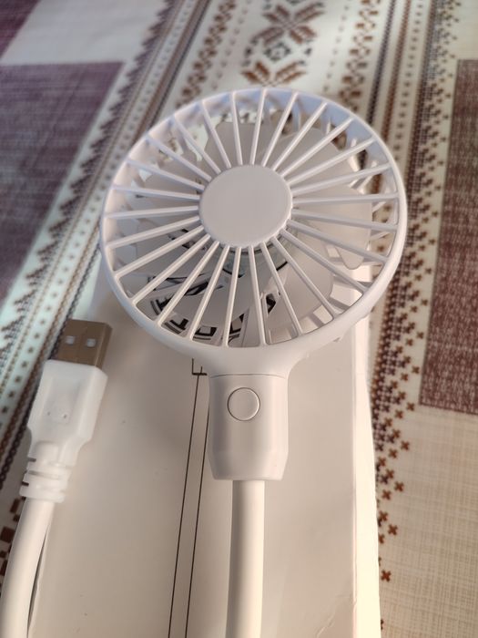 Портативний, гнучкий USB вентилятор для павербанка смартфона ноута