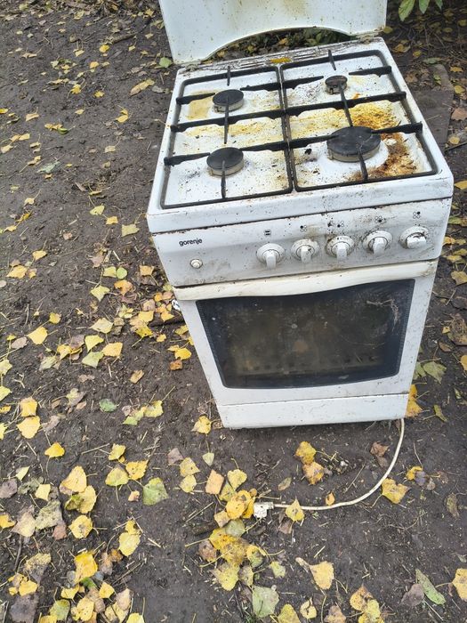 газова плита в робочому стані