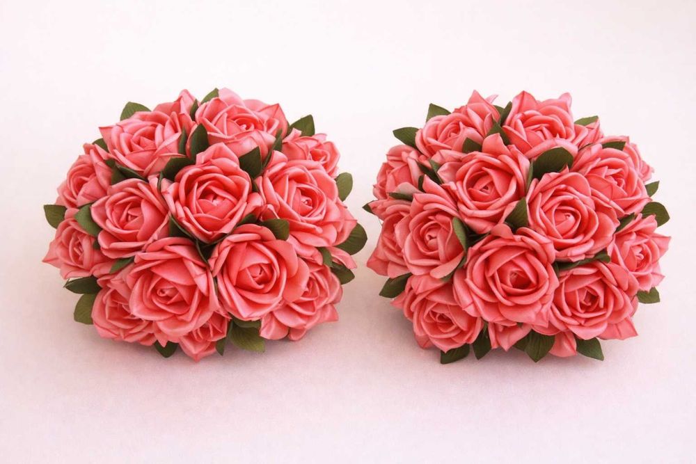 Квіти з атласної стрічки