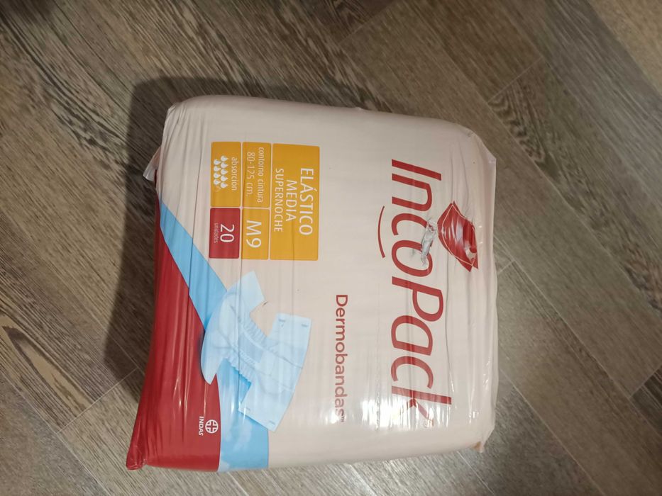 Подгузники для взрослых Incopack 20 шт.,размер М9 новые суперпоглащающ