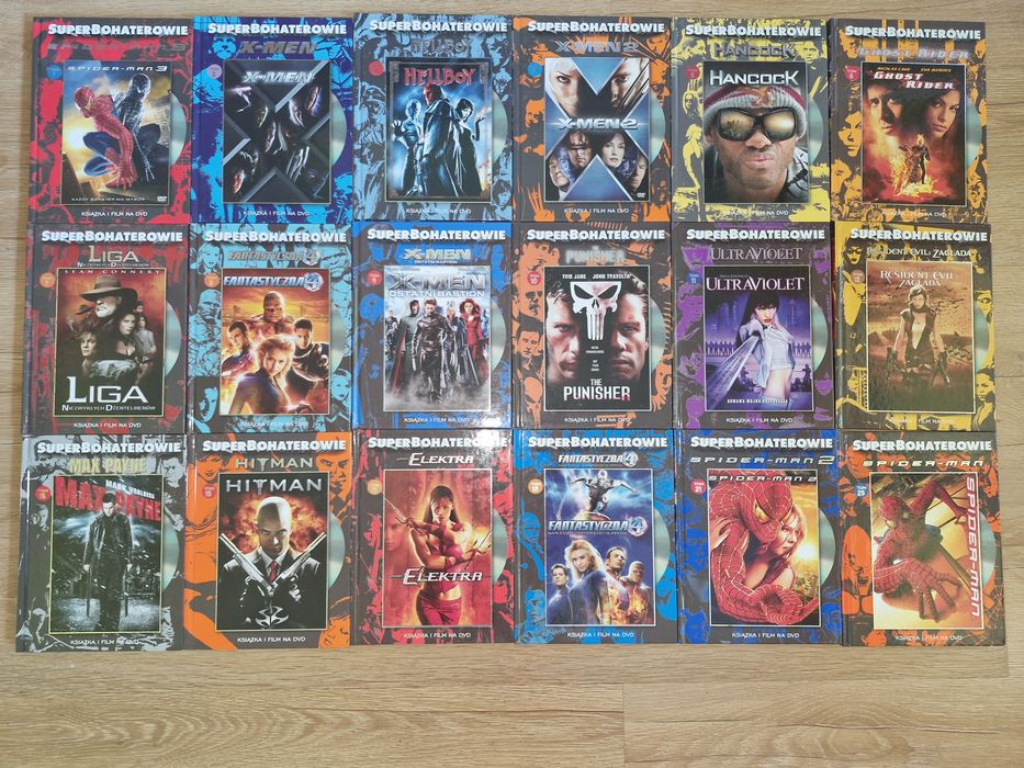 Filmy kolekcja Superbohaterowie