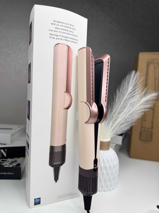 HT01 Airstrait Ceramic Pink/Rose Gold  гладке волосся без пошкоджень