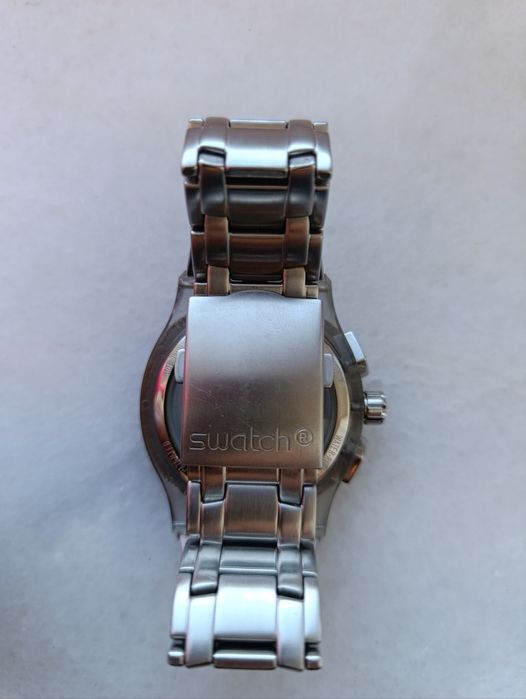 Швейцарський годинник Swatch automatic chronograph Sapphire Swiss Made