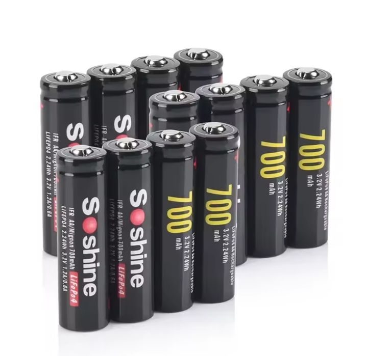 Soshine AA 14500 3.2 в 700 мач аккумулятор