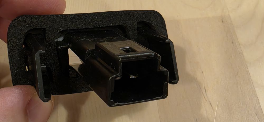 Conjunto de 2 luzes/plafoniers de matrícula novos 206