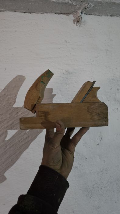 Hebel strug zabytkowy drewniany