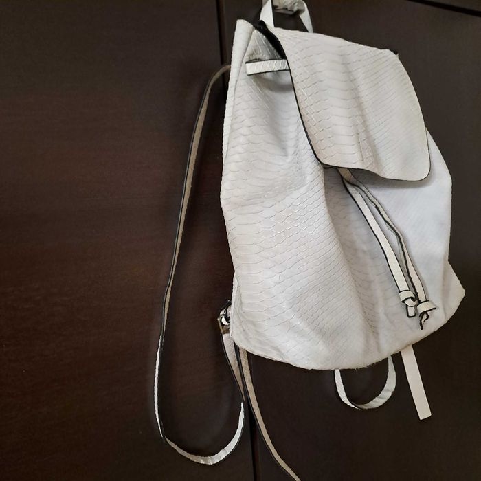 Plecak damski miejski skóra węża