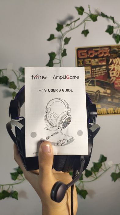 FIFINE AmpliGame H19 — ігрові навушники Open-Back | 53 мм | 7.1 | RGB