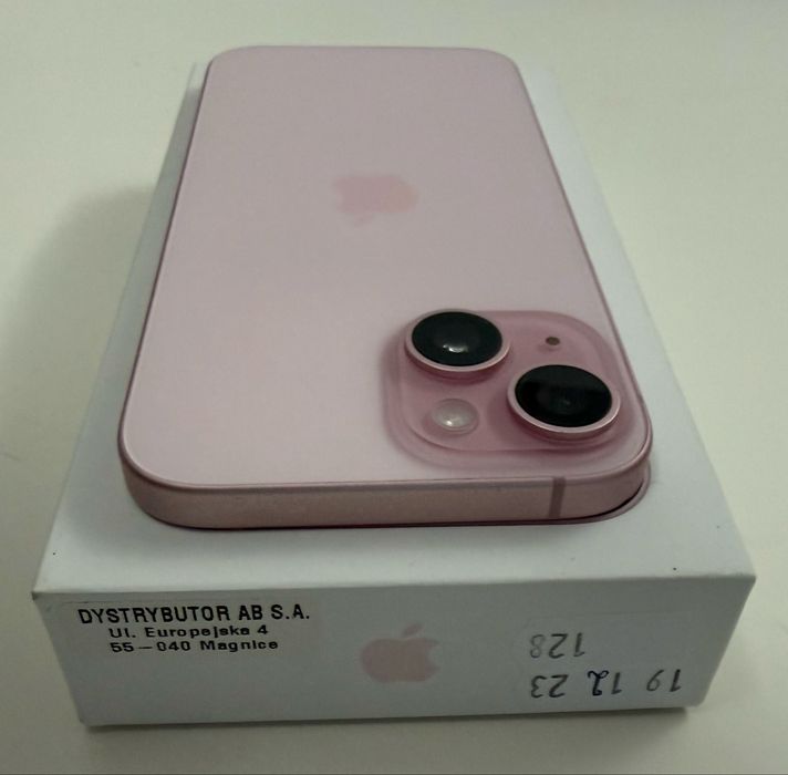 iPhone 15 128 GB Pink – STAN IDEALNY!