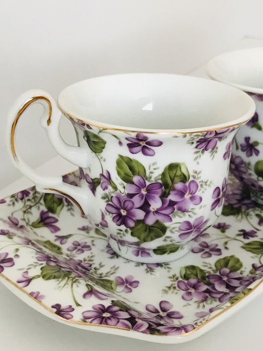 Кавова/чайна пара з тацею LG elleGI Fine Porcelain