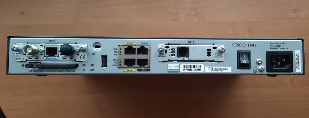 Маршрутизатор Cisco model 1841