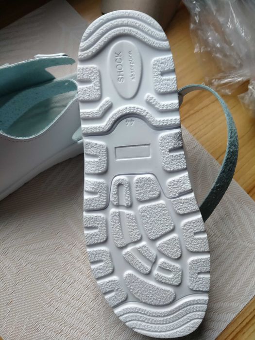 Sandały męskie białe 44