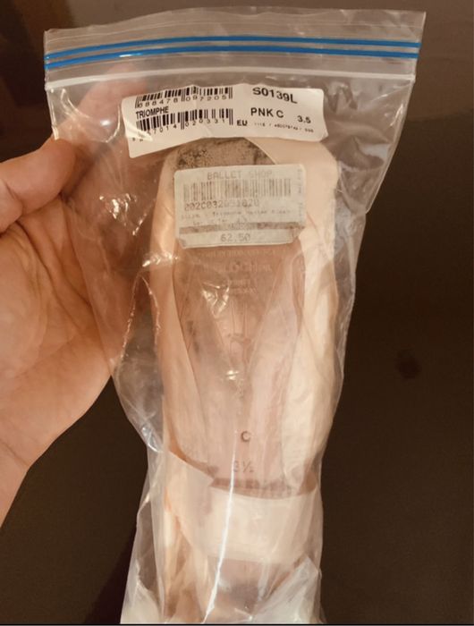 Pontas de ballet da Bloch + proteção pés em gel