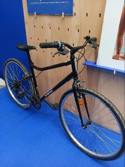 BICICLETA DE TREKKING RIVERSIDE 100 PRETO