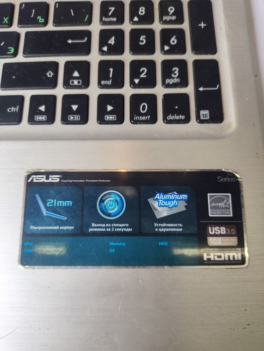 Ноутбук Asus 540  на запчастини