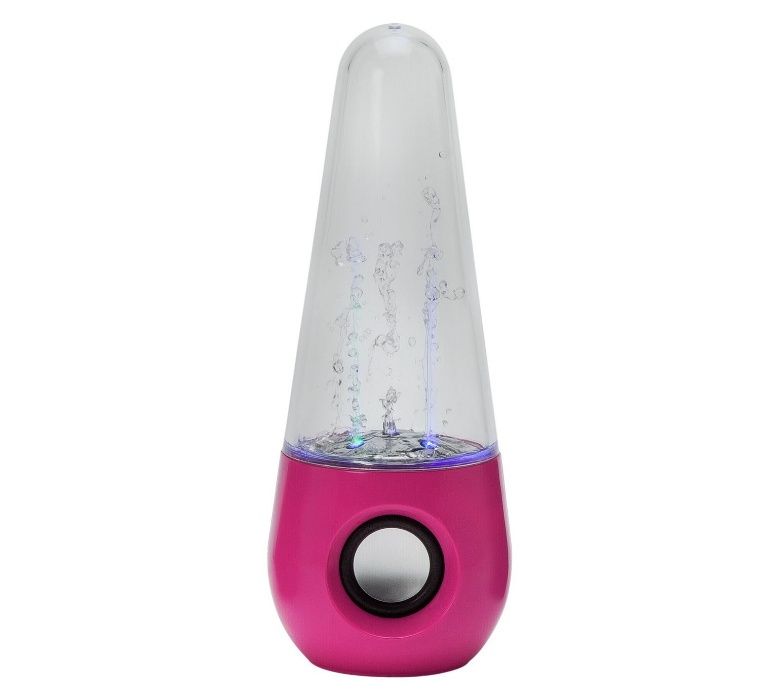 Głośniki Pretty Pink Tańcząca Woda Światło