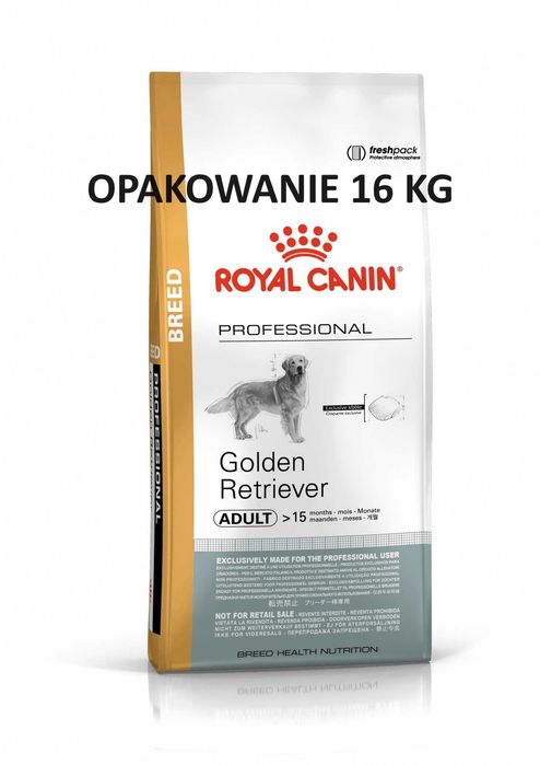 ROYAL CANIN GOLDEN Retriever Adult 16 kg + GRATIS
