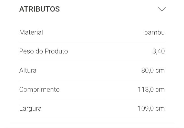 Poltrona papasan natural em bambu