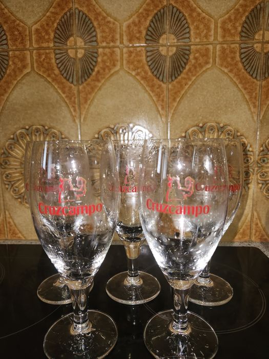 Conjunto 5 Taças Cruzcampo