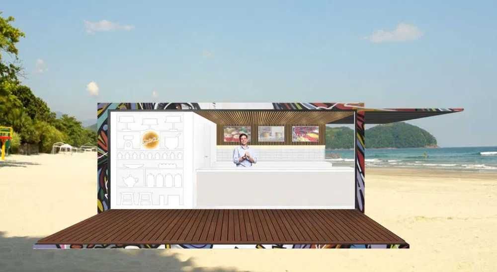 Contentor / Food Truck Coffee Shop, Gelato / Possibilidade de Renting