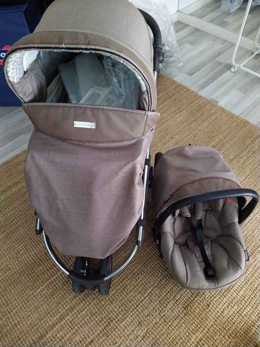 Conjunto carrinho, ovinho, base isofix, etc
