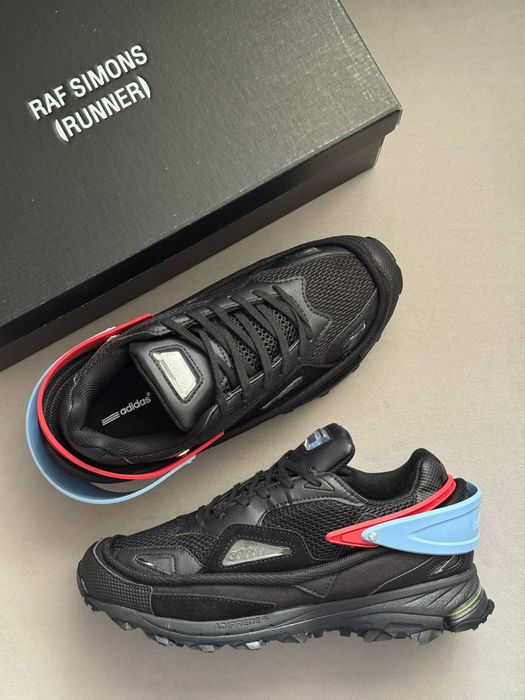 Новинка! Кросівки Raf Simons Response Trail 2 Raf Simons Core Black Bright Blue• Раф Сімонс
