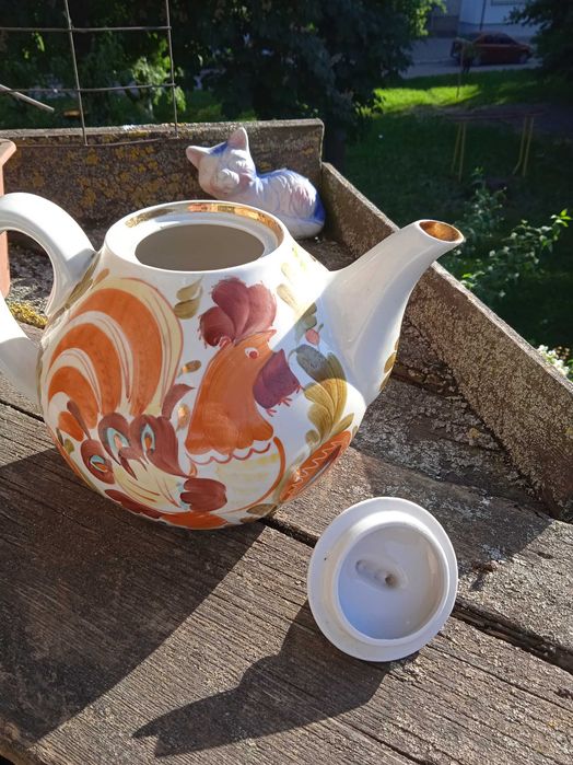 Большой заварной купеческий чайник